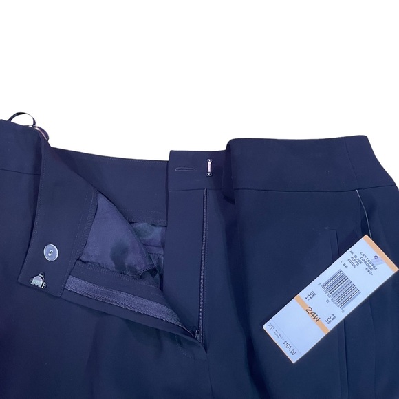 AK ANNE KLEIN NWT PLUS SIZE CONCORD BLACK PANTS STRETCH 24W - Picture 13 of 15